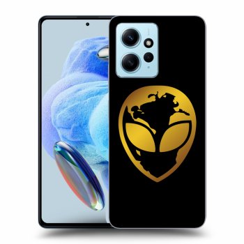 Obal pre Xiaomi Redmi Note 12 4G - EARTH - Gold Alien 3.0