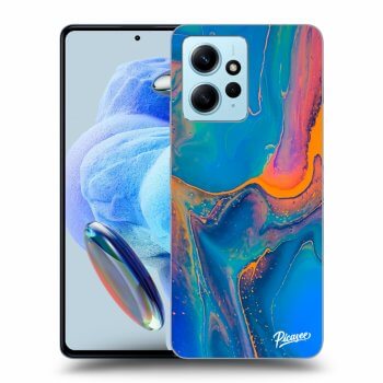 Picasee silikónový čierny obal pre Xiaomi Redmi Note 12 4G - Rainbow