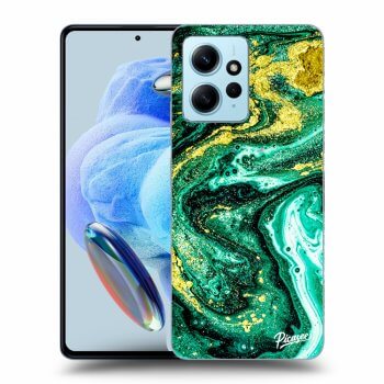 Picasee silikónový čierny obal pre Xiaomi Redmi Note 12 4G - Green Gold