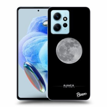 Picasee silikónový čierny obal pre Xiaomi Redmi Note 12 4G - Moon Minimal