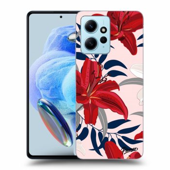 Obal pre Xiaomi Redmi Note 12 4G - Red Lily