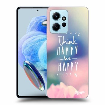 Picasee silikónový prehľadný obal pre Xiaomi Redmi Note 12 4G - Think happy be happy