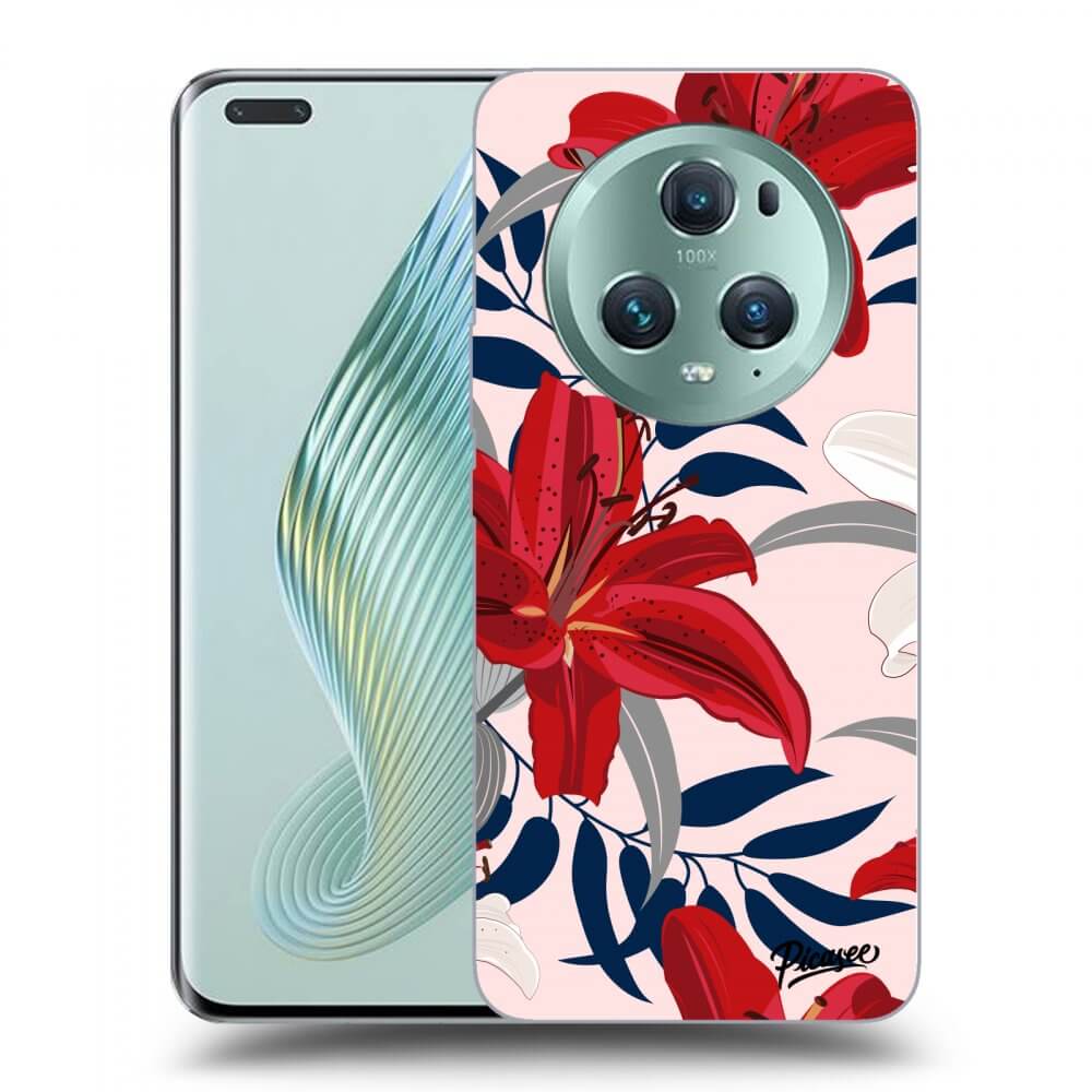 Picasee ULTIMATE CASE pro Honor Magic5 Pro - Red Lily