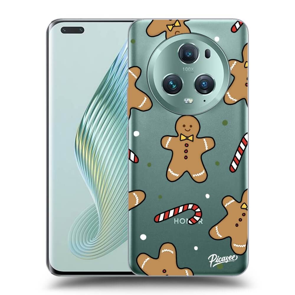 Picasee silikónový prehľadný obal pre Honor Magic5 Pro - Gingerbread