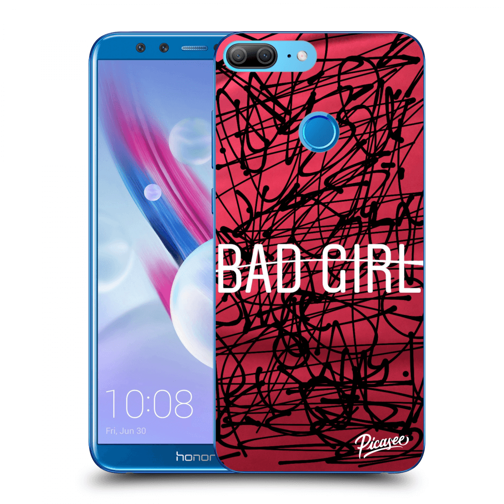 Picasee silikónový prehľadný obal pre Honor 9 Lite - Bad girl
