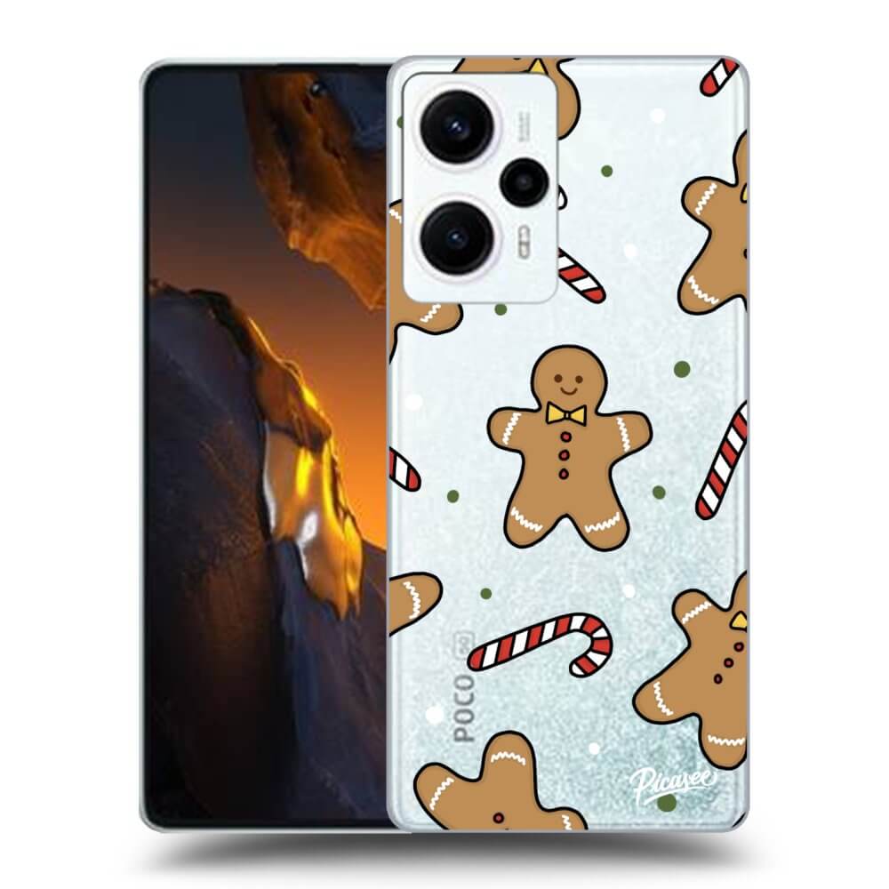 Picasee silikónový prehľadný obal pre Xiaomi Poco F5 - Gingerbread