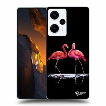 Obal pre Xiaomi Poco F5 - Flamingos couple