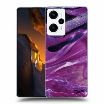 Obal pre Xiaomi Poco F5 - Purple glitter