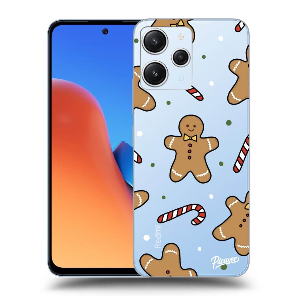 Picasee silikónový prehľadný obal pre Xiaomi Redmi 12 4G - Gingerbread