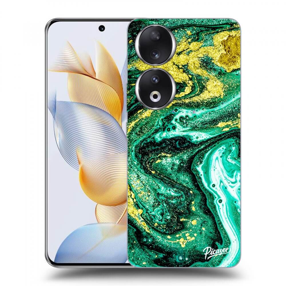 Picasee ULTIMATE CASE pro Honor 90 5G - Green Gold