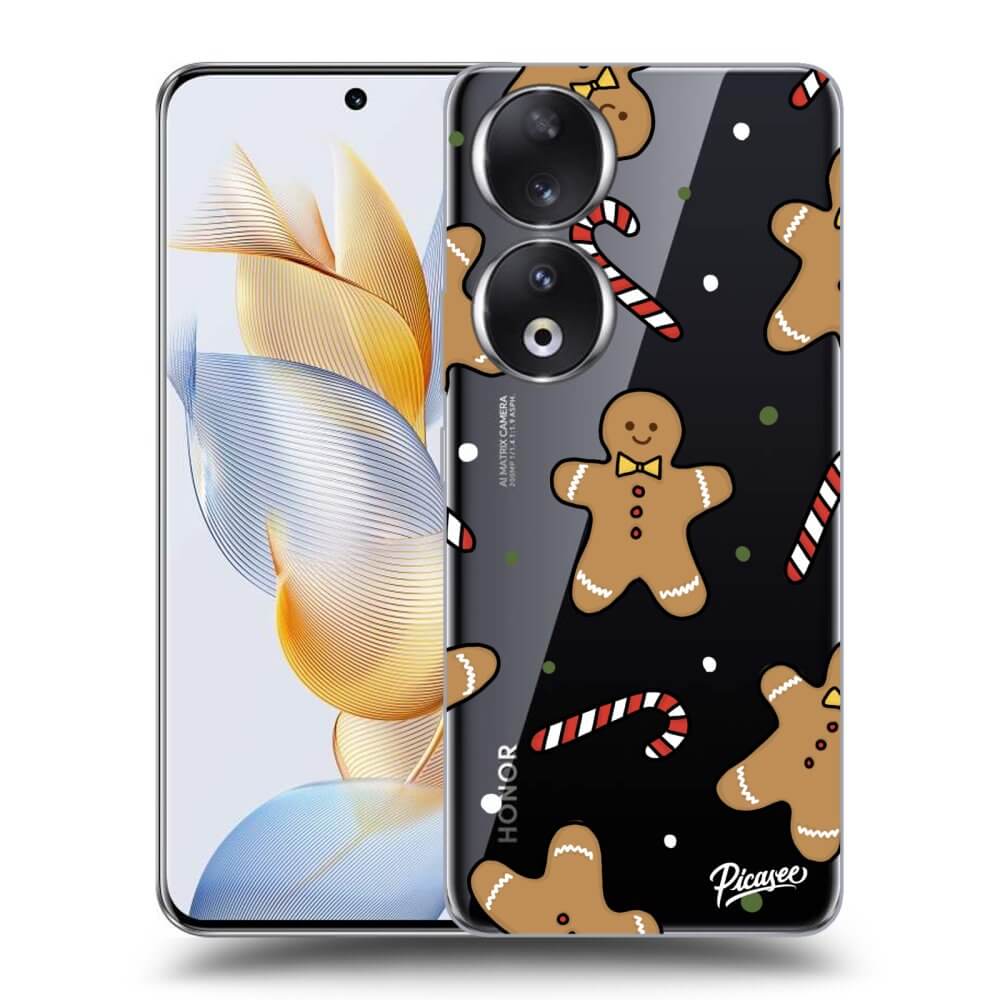 Picasee silikónový prehľadný obal pre Honor 90 5G - Gingerbread
