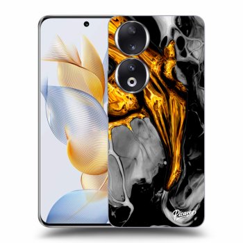 Picasee ULTIMATE CASE pro Honor 90 5G - Black Gold
