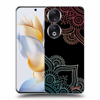 Obal pre Honor 90 5G - Flowers pattern