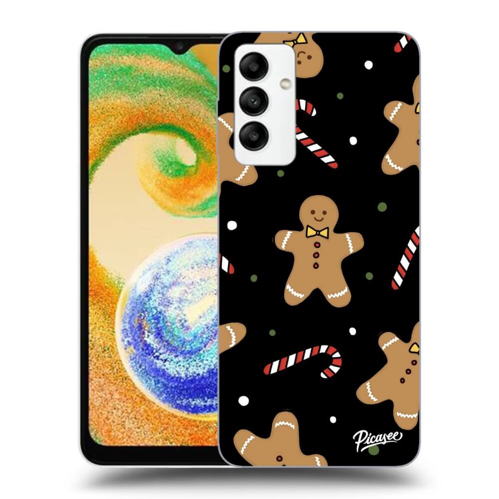 Picasee silikónový čierny obal pre Samsung Galaxy A04s A047F - Gingerbread