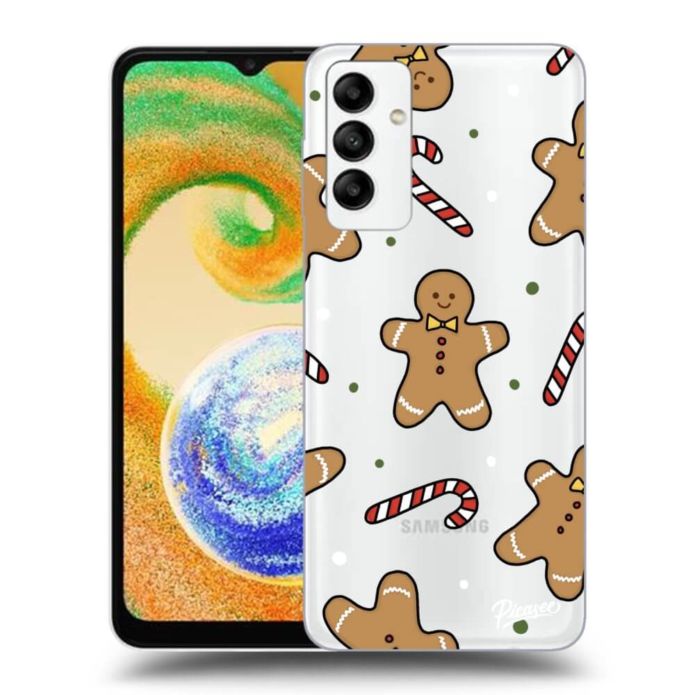 Picasee silikónový prehľadný obal pre Samsung Galaxy A04s A047F - Gingerbread