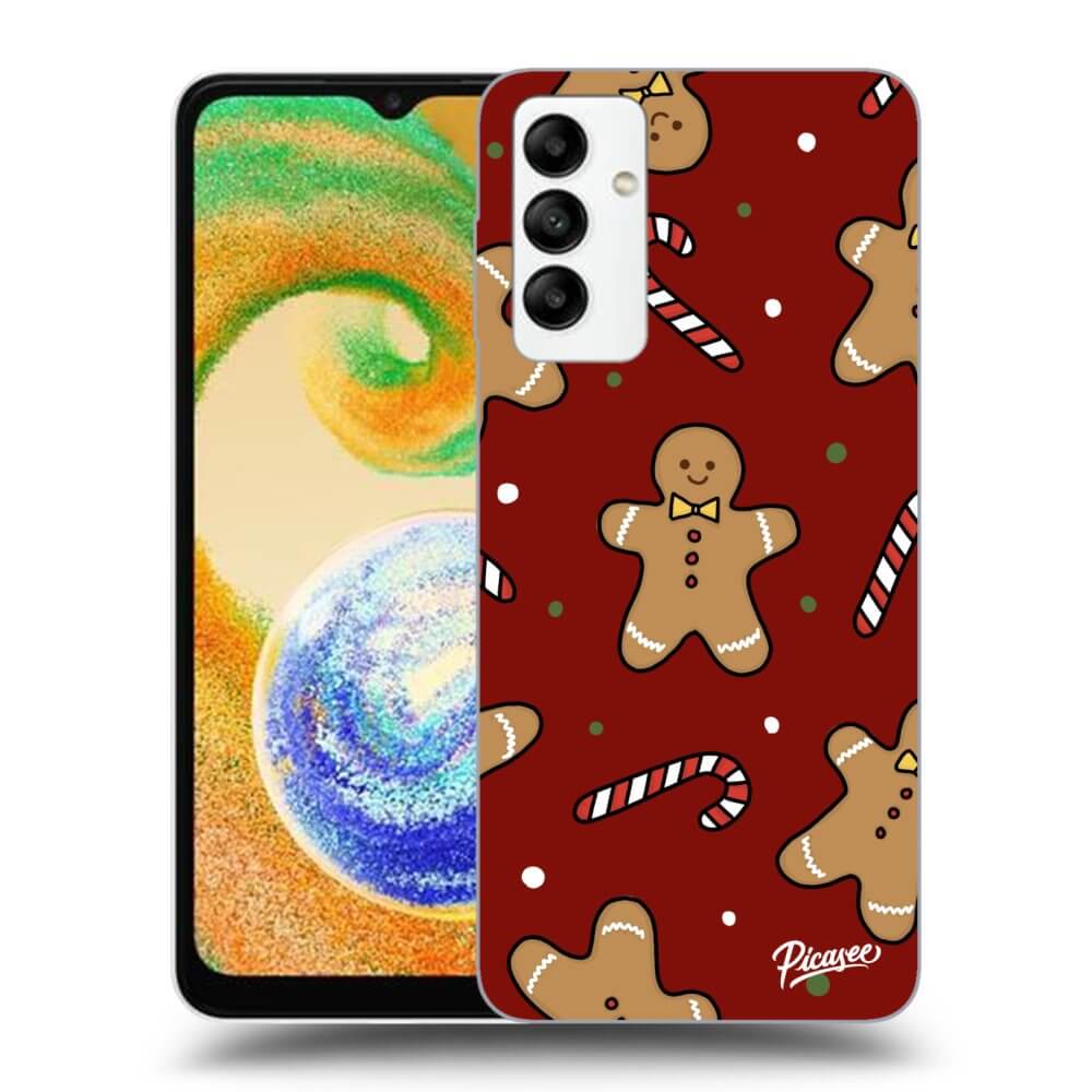 Picasee silikónový prehľadný obal pre Samsung Galaxy A04s A047F - Gingerbread 2