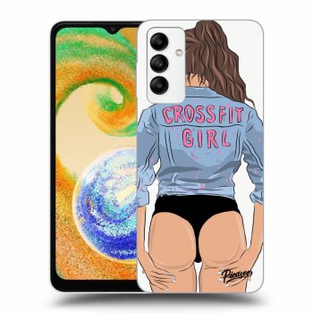 Obal pre Samsung Galaxy A04s A047F - Crossfit girl - nickynellow