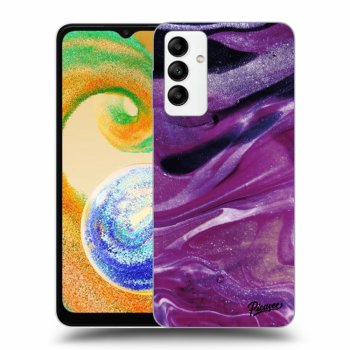 Obal pre Samsung Galaxy A04s A047F - Purple glitter