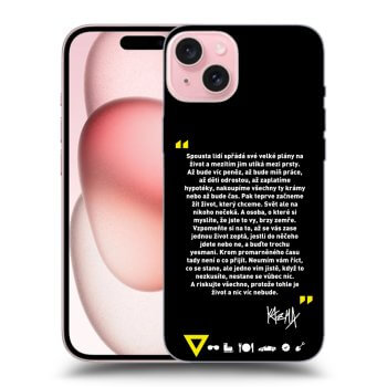 Obal pre Apple iPhone 15 - Kazma - BUĎTE TROCHU YESMANI