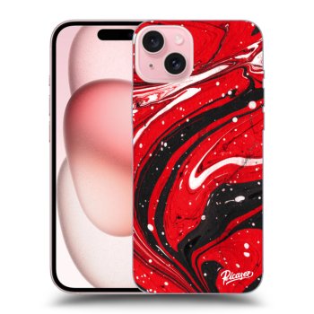 Obal pre Apple iPhone 15 - Red black