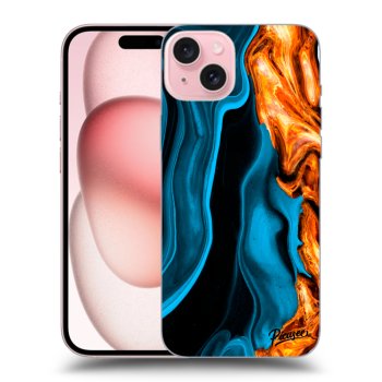 Obal pre Apple iPhone 15 - Gold blue