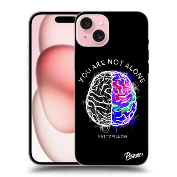 Obal pre Apple iPhone 15 - Brain - White