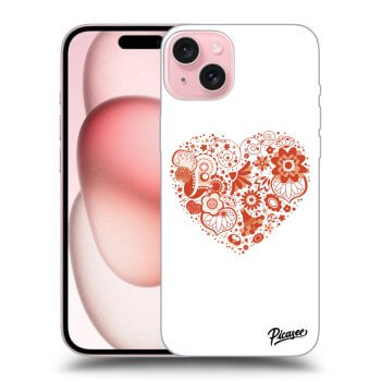 Obal pre Apple iPhone 15 - Veľké srdce