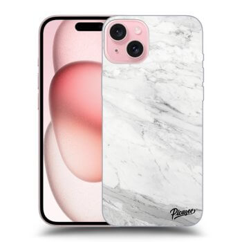 Obal pre Apple iPhone 15 - White marble