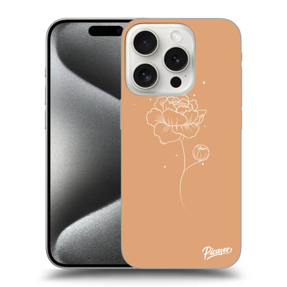 Picasee ULTIMATE CASE pro Apple iPhone 15 Pro - Peonies
