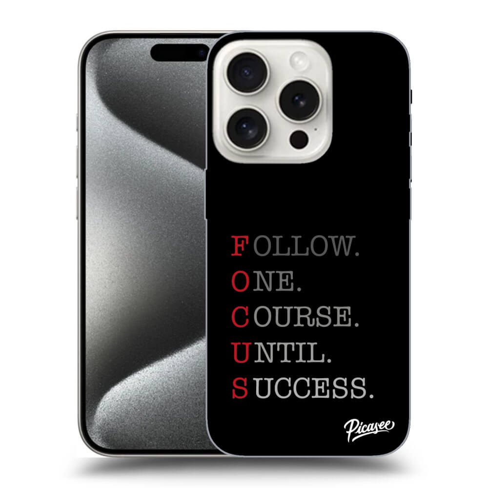 Picasee ULTIMATE CASE pro Apple iPhone 15 Pro - Focus