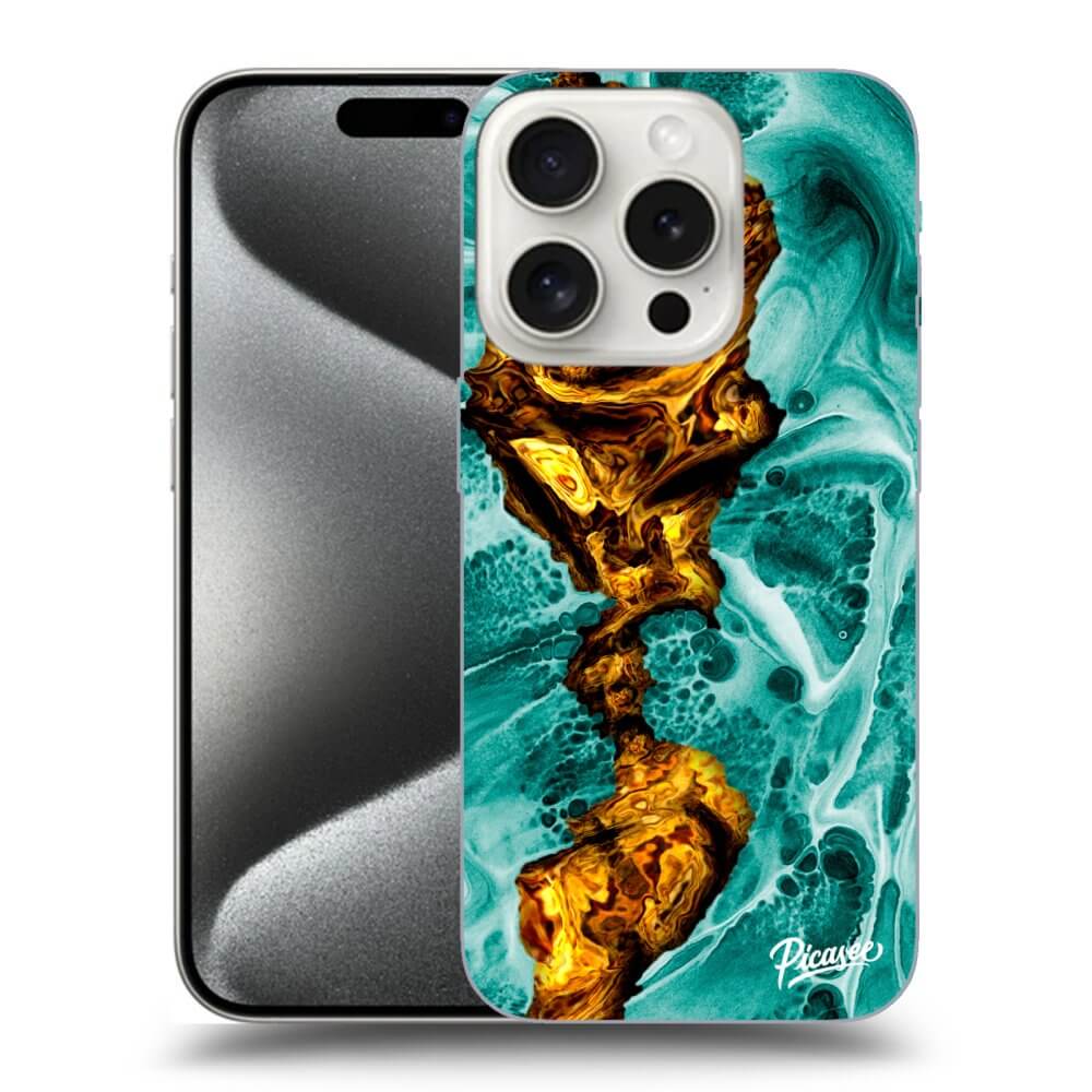 Picasee ULTIMATE CASE pro Apple iPhone 15 Pro - Goldsky