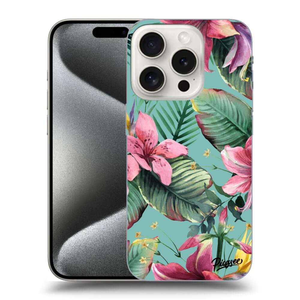 Picasee silikónový prehľadný obal pre Apple iPhone 15 Pro - Hawaii