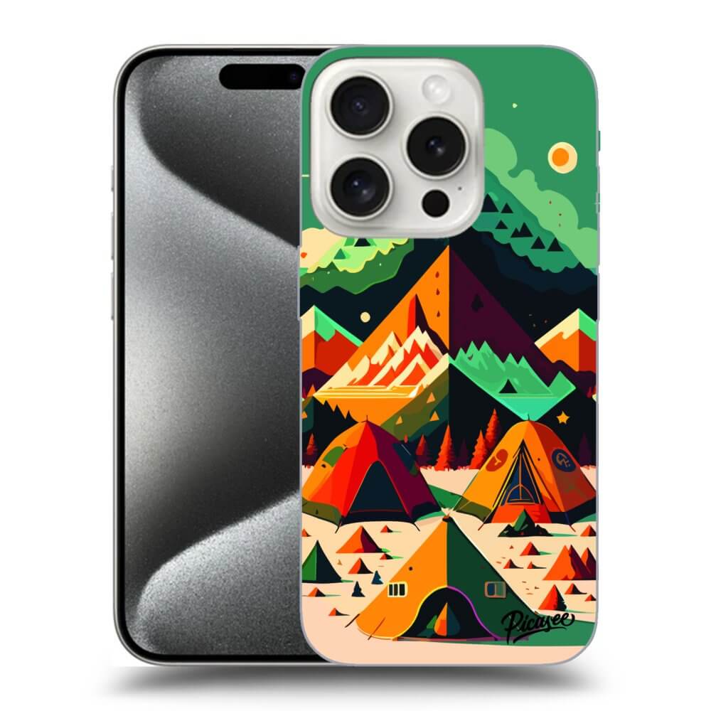 Picasee silikónový prehľadný obal pre Apple iPhone 15 Pro - Alaska