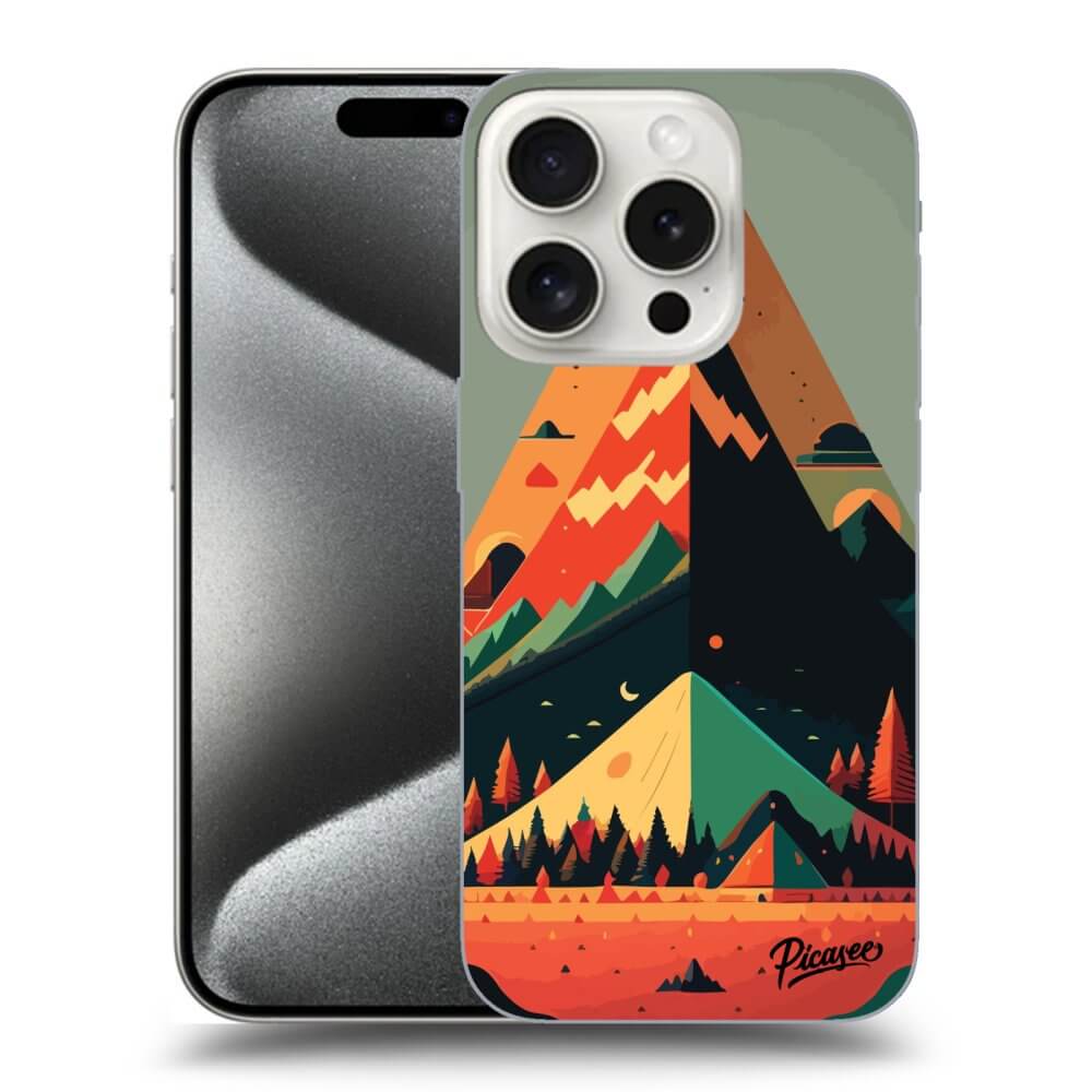 Picasee silikónový prehľadný obal pre Apple iPhone 15 Pro - Oregon
