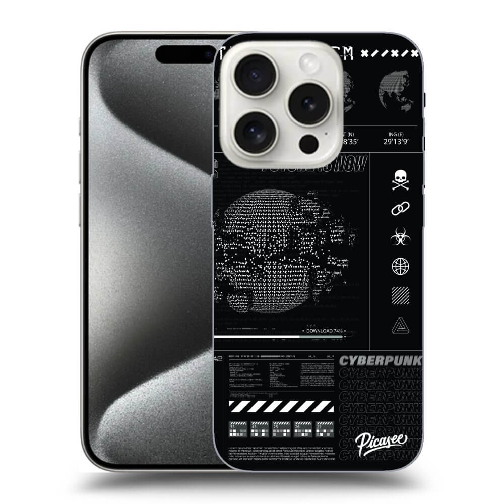 Picasee silikónový prehľadný obal pre Apple iPhone 15 Pro - FUTURE