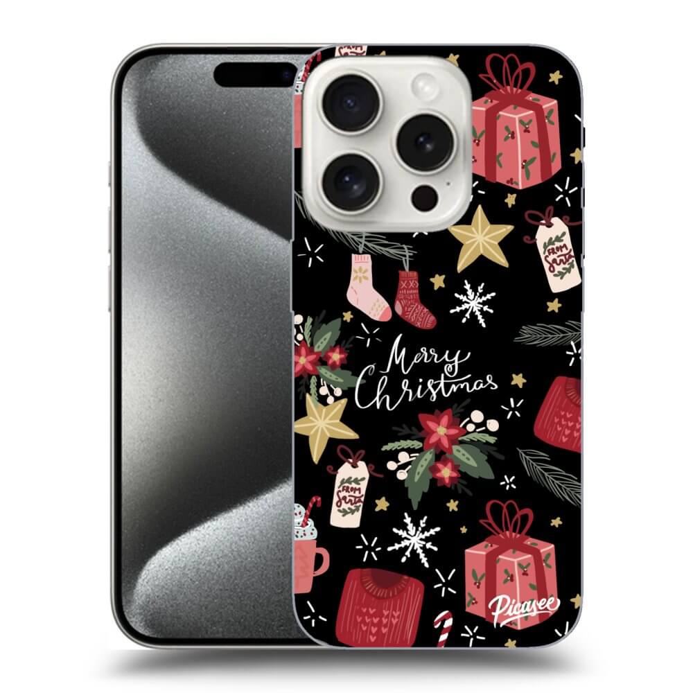 Picasee ULTIMATE CASE pro Apple iPhone 15 Pro - Christmas