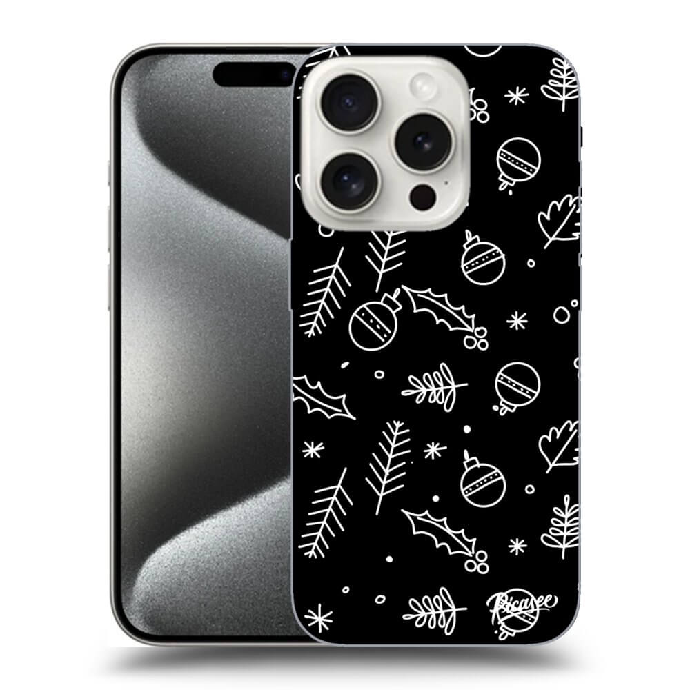 Picasee ULTIMATE CASE pro Apple iPhone 15 Pro - Mistletoe