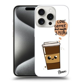 Obal pre Apple iPhone 15 Pro - Cute coffee