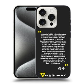 Obal pre Apple iPhone 15 Pro - Kazma - BUĎTE TROCHU YESMANI