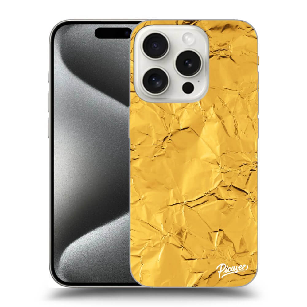Picasee ULTIMATE CASE pro Apple iPhone 15 Pro - Gold