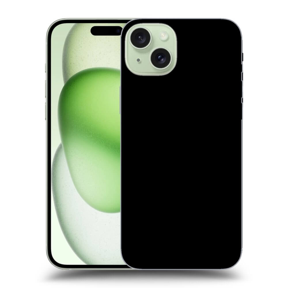 Picasee silikónový čierny obal pre Apple iPhone 15 Plus - Separ - Black On Black 1
