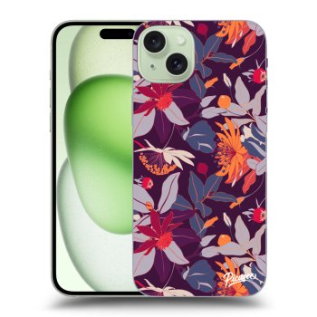 Obal pre Apple iPhone 15 Plus - Purple Leaf
