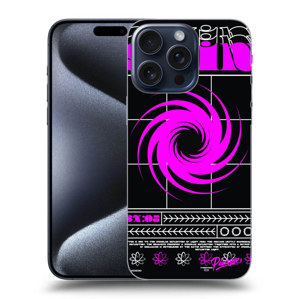 Picasee silikónový prehľadný obal pre Apple iPhone 15 Pro Max - SHINE