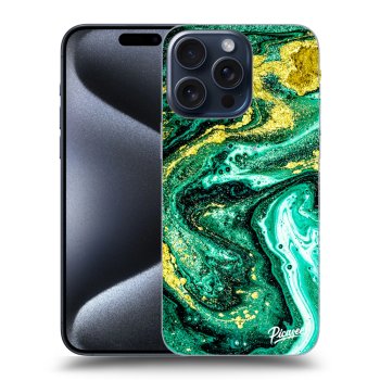 Obal pre Apple iPhone 15 Pro Max - Green Gold