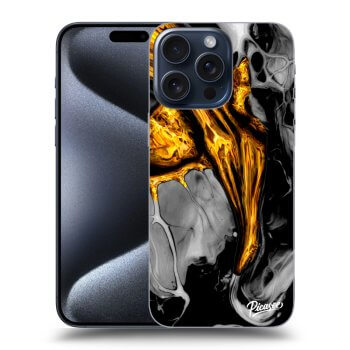 Obal pre Apple iPhone 15 Pro Max - Black Gold