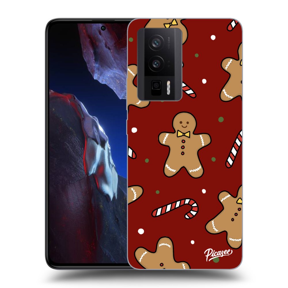 Picasee silikónový prehľadný obal pre Xiaomi Poco F5 Pro 5G - Gingerbread 2