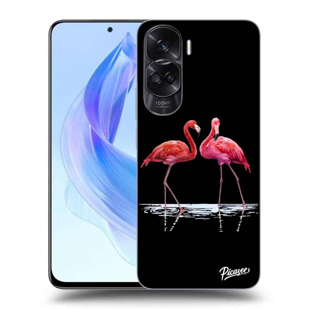 Picasee ULTIMATE CASE pro Honor 90 Lite 5G - Flamingos couple