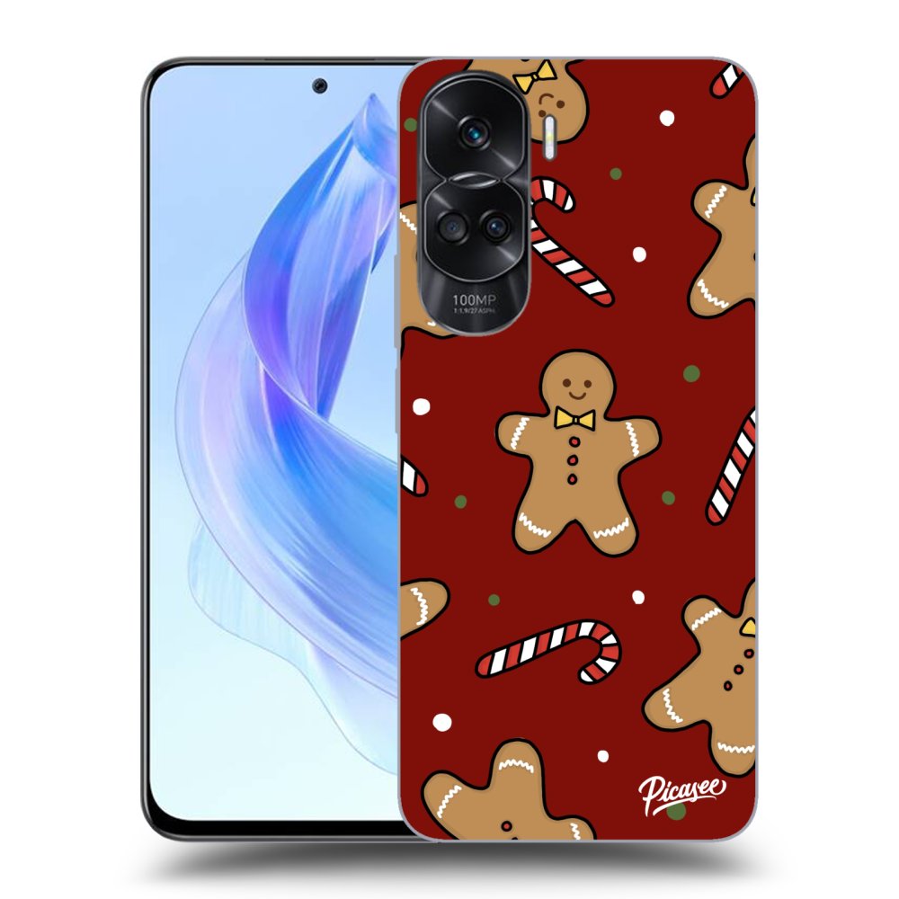 Picasee silikónový prehľadný obal pre Honor 90 Lite 5G - Gingerbread 2