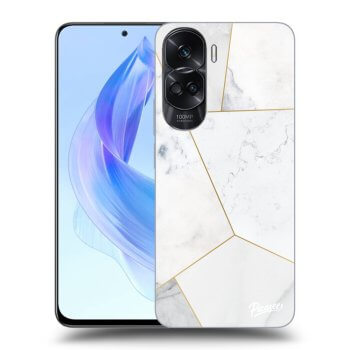 Obal pre Honor 90 Lite 5G - White tile
