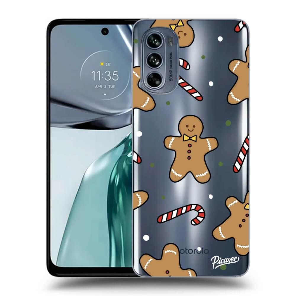 Picasee silikónový prehľadný obal pre Motorola Moto G62 - Gingerbread